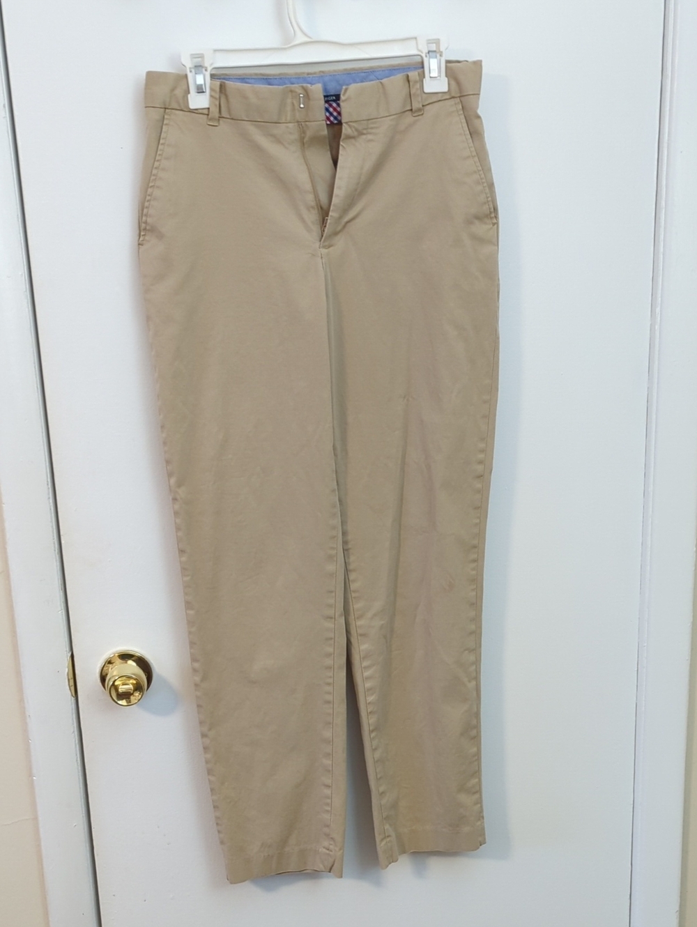 Tommy Hilfiger Boys's Khaki Straight Leg Chinos, Size 18